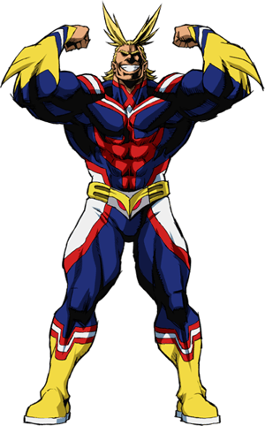 This is the Avatar Image for the All Might EN (MY HERO ACADEMIA) AI Voice and Text to Speech Generator
